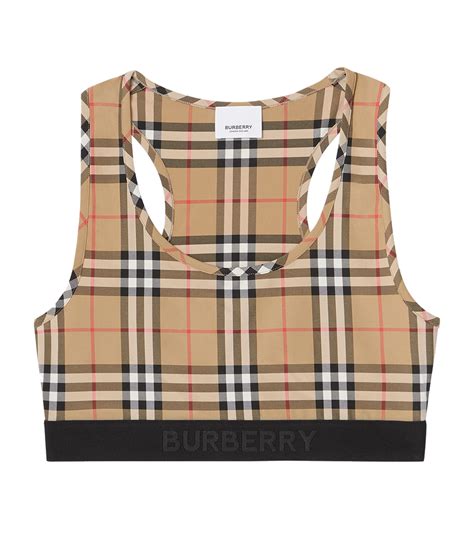 burberry croptop|burberry vintage check crop.